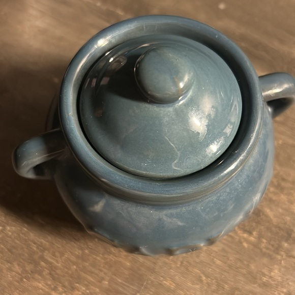 Blue Ceramic Garlic Keeper - Picture 2 of 5